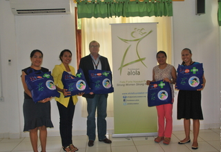  Left to right Dr. Domingas Sarmento (UNFPA-TL), Ms. Alzira Belo (Alola Foundation), Mr. John M. Pile (UNFPA-TL), Mrs. Imaculada Guterres (Alola Foundation), and Ms. Carla da Costa (UNFPA-TL)