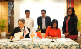 SIGN THE EXCHANGE OF NOTES UNFPA TIMOR-LESTE THE GOVERNMENT OF JAPAN