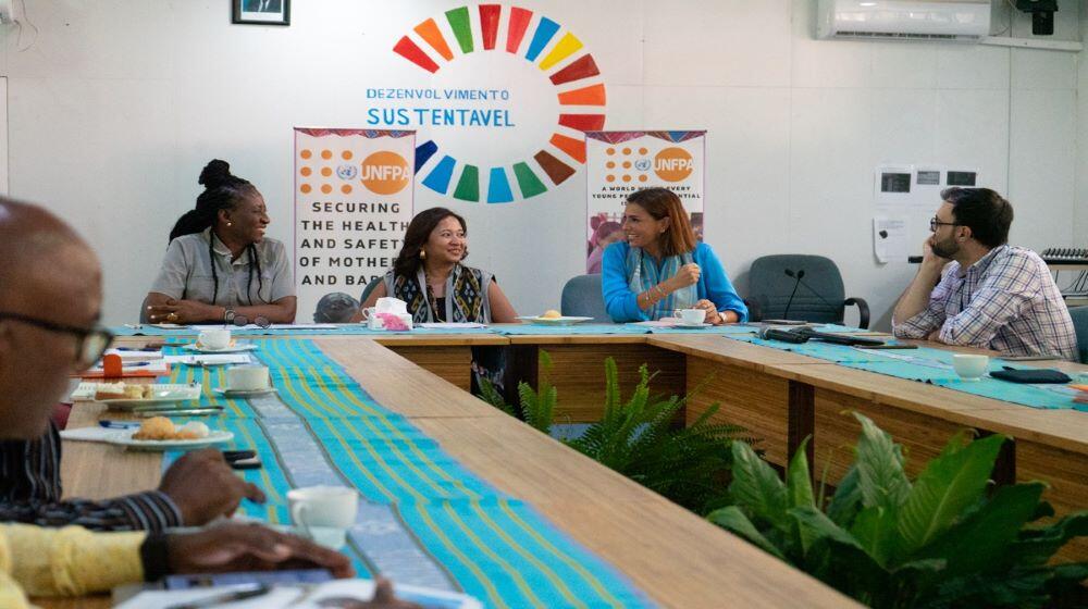 UNFPA Goodwill Ambassador Catarina Furtado at Kofi Annan Conference room in Timor-Leste. © UNFPA Timor-Leste.