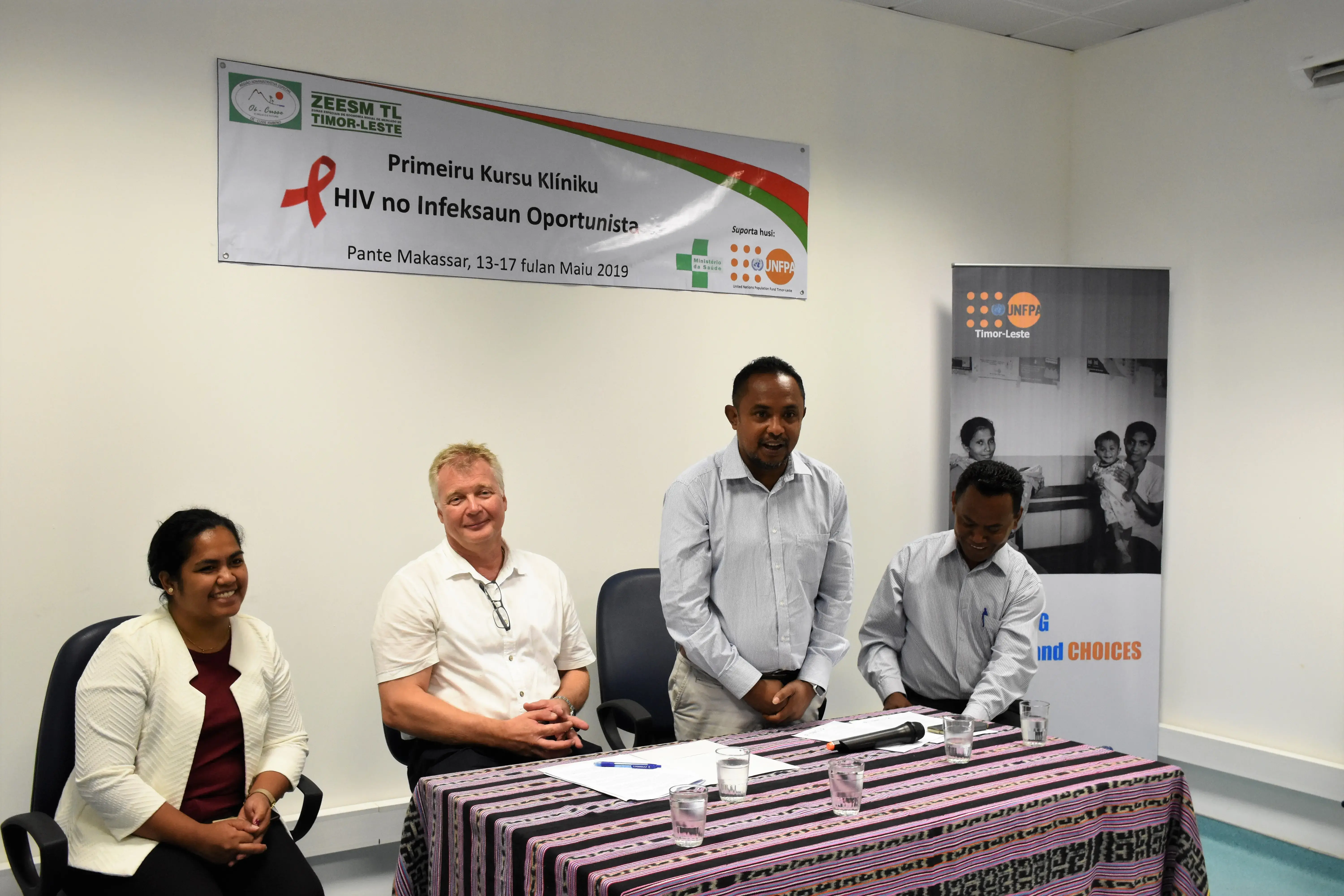 UNFPA Organizes First Ever Training on HIV and Opportunistic Infections for Health Personnel in Oé-cusse