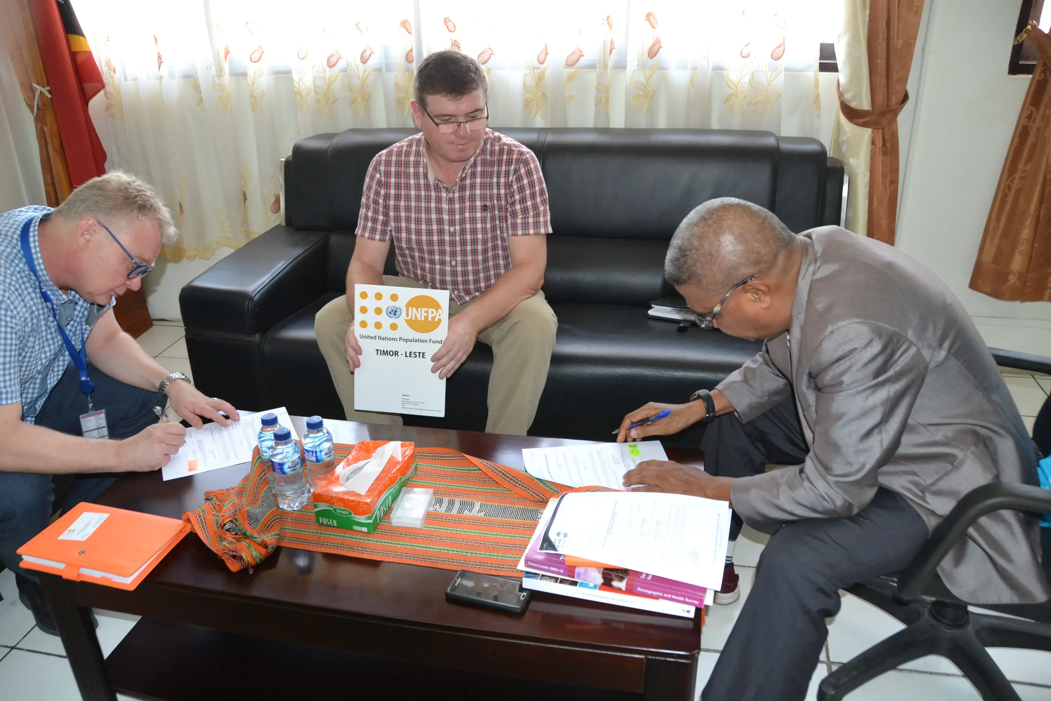 Signing of 2018 Annual Work plans between Statistics Office and UNFPA