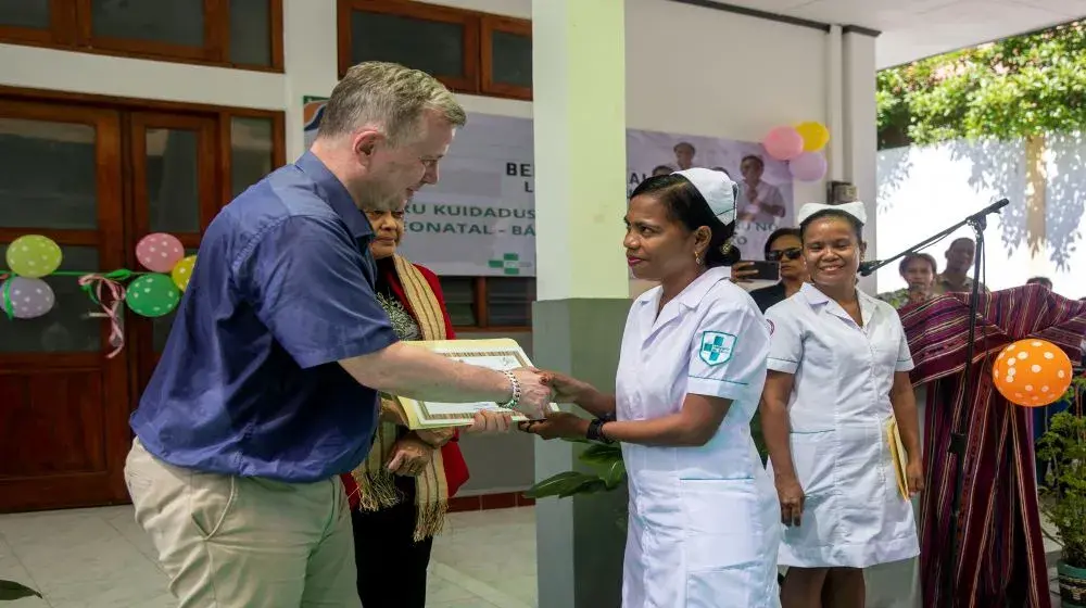 Over 6,000 mothers at risk of dying during childbirth to benefit from newly launched emergency and newborn care facility in Timor-Leste 