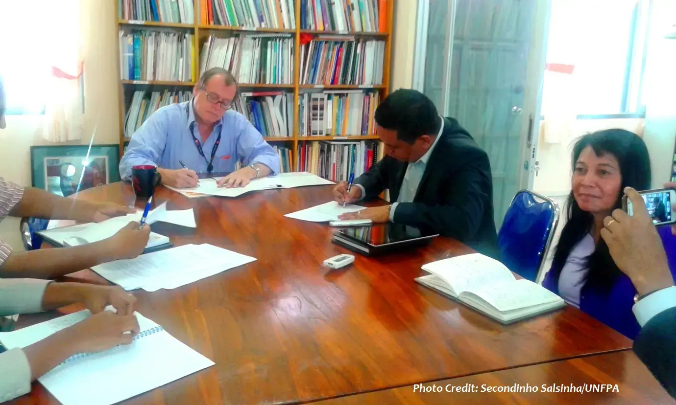 A Five Year ($ 1.29 million) Agreement Signed to Support Statistics Timor-Leste