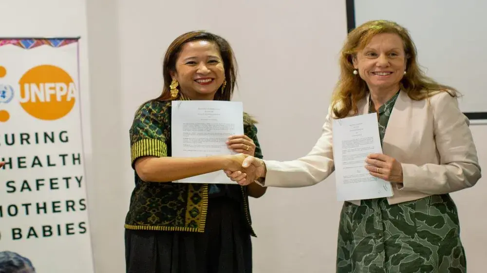 UNFPA, University of Tasmania sign MOU to develop social and behavioral interventions to end maternal mortality in Timor-Leste