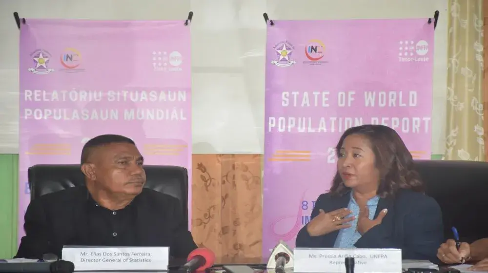 UNFPA and Government launch State of World Population report in Timor-Leste ahead of the release of first digitalized Population and Housing Census results