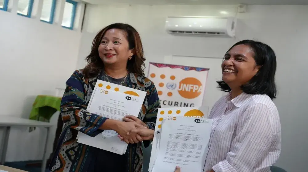 UNFPA and AJTL join forces to provide evidence-based information on sexual and reproductive health in Timor-Leste