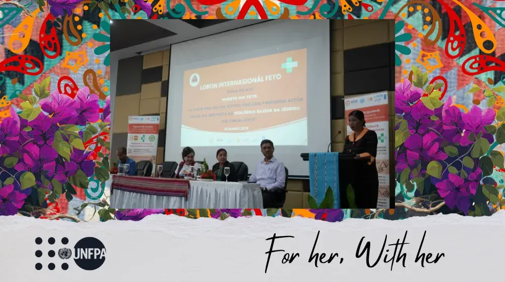 #ForHerWithHer: UNFPA Timor-Leste Leads Efforts to Combat Gender-Based Violence on International Women's Day 2024